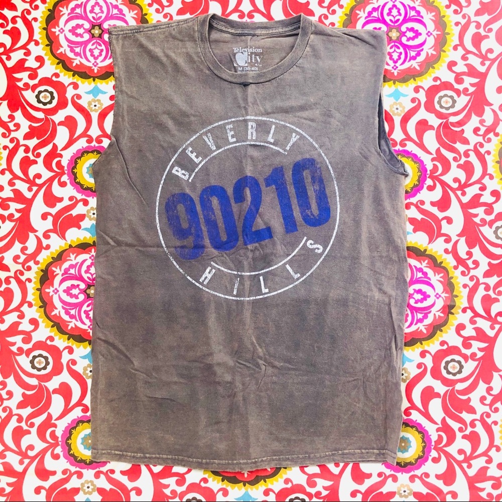 Vintage Beverly Hills 90210 Distressed Muscle Tank